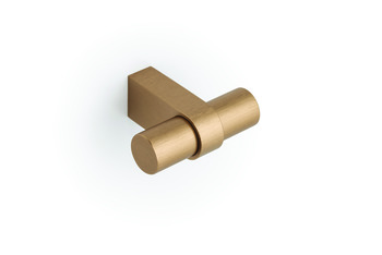 Brushed brass Torre T-knob
